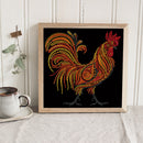 5D Diamond Painting Kit Chicken Partial Special Shape Drill Rhinestone DIY Wa