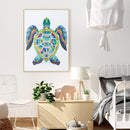 Diamond Painting 5D DIY Turtle Crystal Special Shape Room Wall Art (T086)