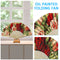 Oil Paint Folding Fan By Numbers DIY Rose Painted Art Craft Handmade Digita