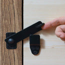 Black Cast Iron Gate Latch Wooden Barn Shed Doors, Gates, Farmhouse Set Of 2