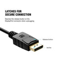 Converter DP to HDMI Display Port To HDTV Male To Male For PC Laptop Projector