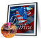 5D Diamond Painting American Eagle Full Round Rhinestone DIY Home Decoration Set