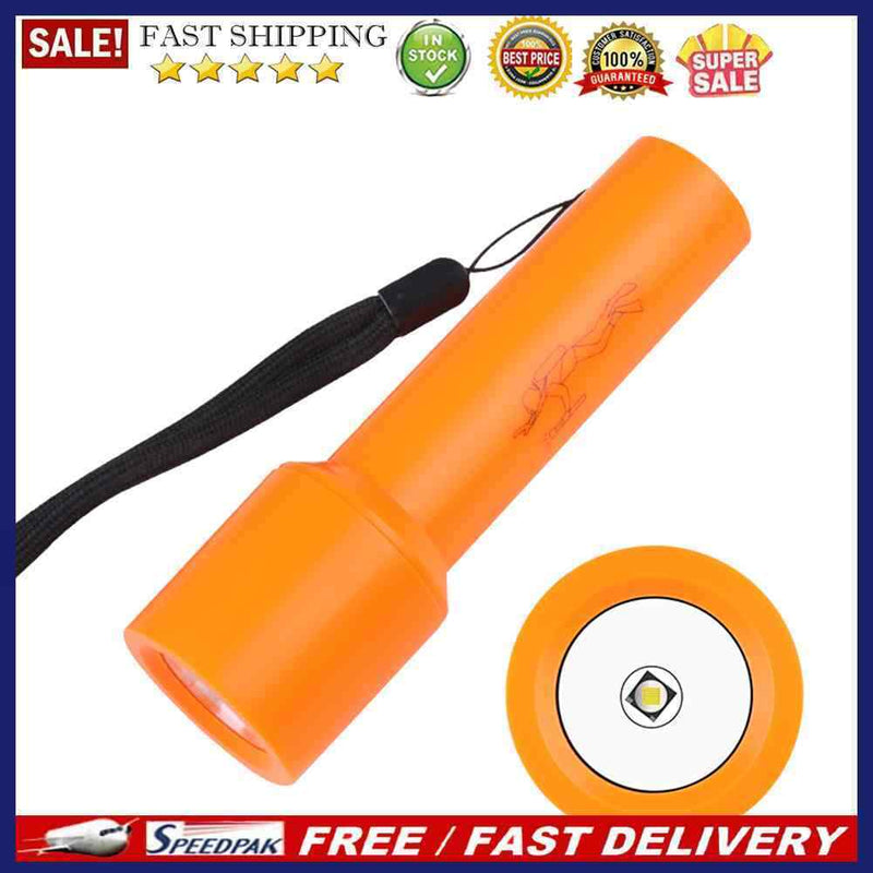 T6 LED Scuba Diving Flashlight Waterproof 400lm Camping Underwater Torch Li