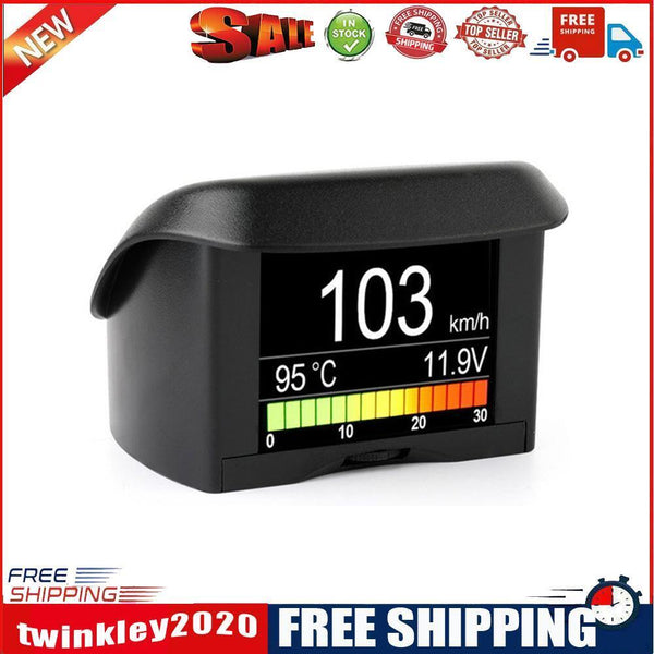 Ancel A202 OBDII Head-Up Display Car Temperature Overspeed Windshield HUD