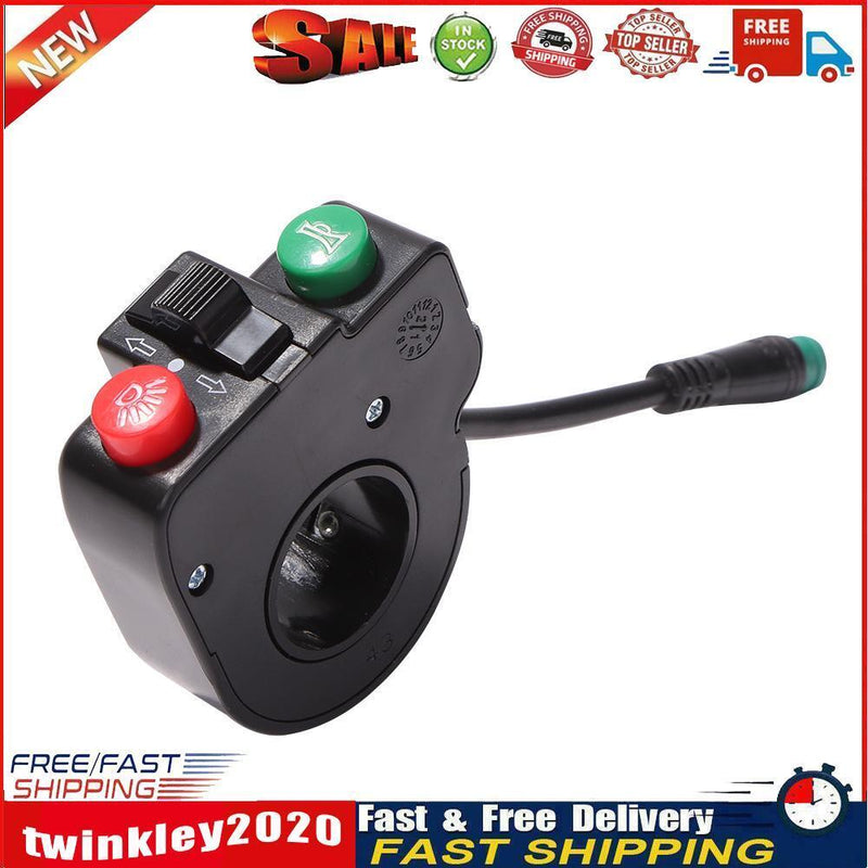 Waterproof Handlebar Headlight Horn Turn Signal Switch for KUGOO M4 PRO Newly