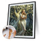 Elf Girl Frameless Picture Oil Paint By Numbers Hand Painted Picture for Home