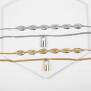 Charm Multi-Layer Chain Stainless Steel Lock Pendant Punk Necklace Bib Choker