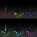 RGB Headphones Desktop Stand Gaming Headset Holder with 3.5mm 2 USB Ports