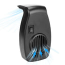 Aquarium Cooler Fan Hang Coral Reef Water Plant Cooling Fan (RS 332B Black)