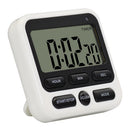 Digital Stopwatch Kitchen Countdown Timer Alarm Reminder Clock (Black)