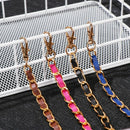 Metal Backpack strap Decorative Chain Handbag Chain Shoulder Bag aiguillette