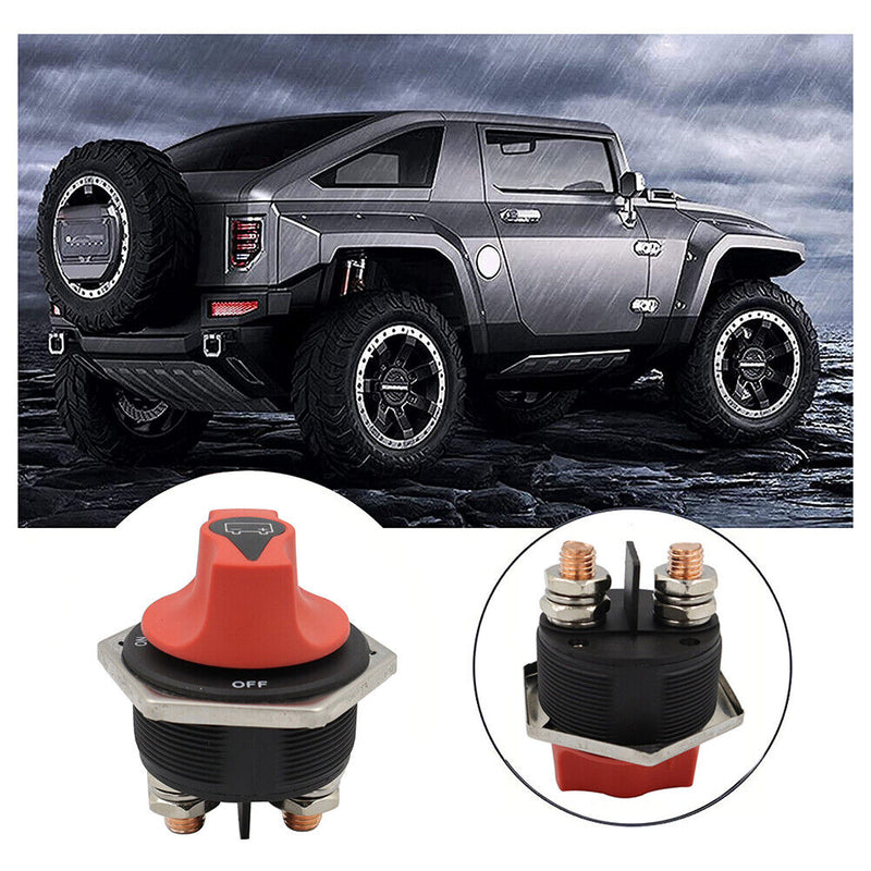 Auto DC Battery Disconnect Switch 300A 2 Position Battery Selector Switch Newly