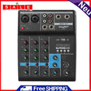 F-4A 4-Channel Audio Mixer Portable Bluetooth-compatible Sound Mixing Console