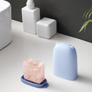 Portable Soap Case Dustproof Soap Holder Box with Cover for Home Shower Travel