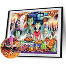 5D DIY Diamond Drawing Kits Full Round Drill Halloween Ghost Party Art (A5694)