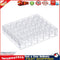 Clear Plastic Bead Jewelry Storage Containers with 30pcs Small Round Jars Newly