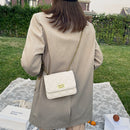 Casual Lattice Pattern Women Messenger Bags Chain Small Square Shoulder Pouch