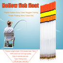 10x Fishing Float Transparent Pipe Drift Carp Feeder Floats Fishing Tackle Newly