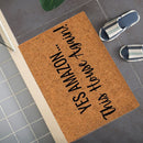 #A Entry Door Mat Literary Letters Design Antifade Pad Home Decors for Front D