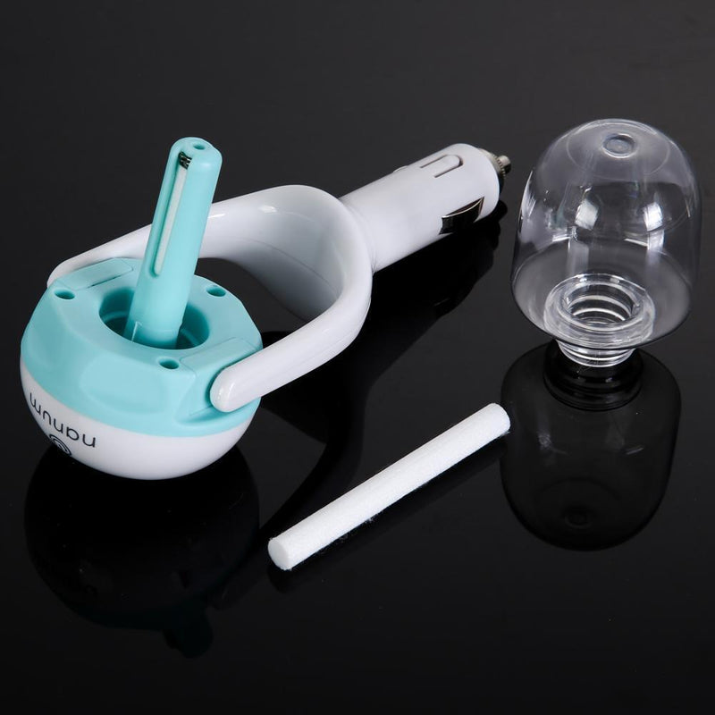 Vehicle Humidifier USB Air Purifier Diffuser Aromatherapy Mist Maker(Blue)