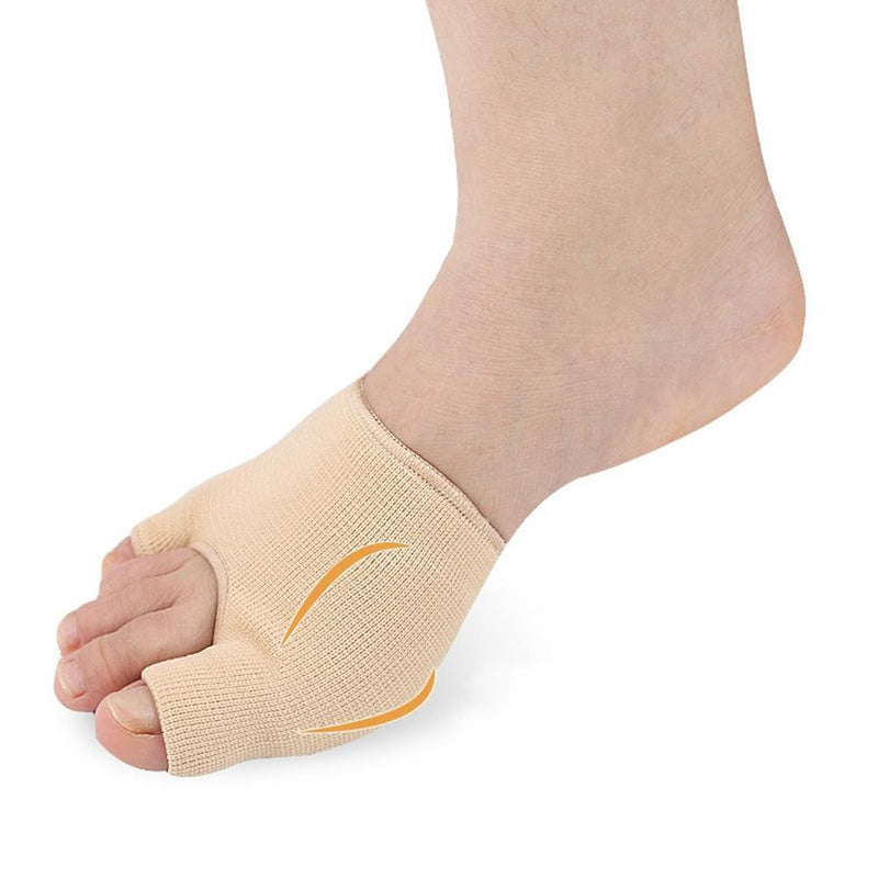 2pcs U-shape Foot Thumb Valgus Front Concealer Palm Straightening Insole (L