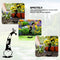 Gnomes Garden Decor, Ground Sign Silhouette for Outdoor, Lawn, Yard (4) Newly