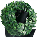 7.5m Silk Wreath Green Leaf Iron Wire Artificial Vine Decor DIY Wedding E7U1