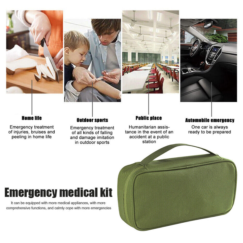 Outdoor Travel Camping EDC Tool Storage Bag First Aid Pouch (Army Green) Newly