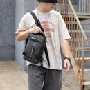 Fashion Men Crossbody Bags USB Charging Port Messenger Pouch Zipper Sports Purse