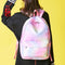 Gradient Women Waterproof Backpacks Girls Travel Big Capacity Shoulder Bags