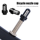 2pcs RISK MTB Bike Tire Valve Cap Inner Tube Valve Dust Cover (Black FV18) Newly