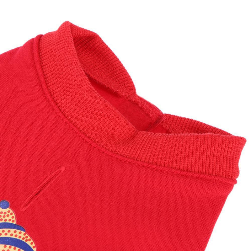 Christmas Dog Pullover Costume Santa Snowman Coat Pet Clothes(Red)(S)