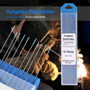 10pcs/set WL20 Tungsten Electrode Tungsten Needle for Tig Welding Machine