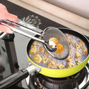 Stainless Steel Oil Food Strainer Filter Spoon Snack Clip Kitchen Accessory
