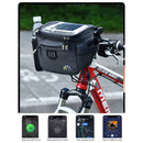 Bicycle Riding Front Frame Handlebar Bag Bike Touch Screen Phone Drink Holder