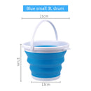 Collapsible Bucket Portable Water Container for Car Washing Home Camping Hi