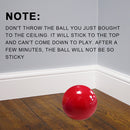 Wall Sticky Ball Novelty Decompression Toys Catch Throw Ball for Adults/Kids