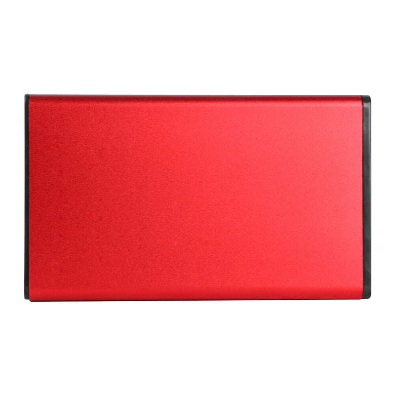 3TB USB 3.0 Hard Disk Enclosure 2.5 inch SATA HDD SSD Mobile Case (Red)