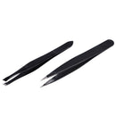 Stainless Steel Eyelash Extension Clip Hair Pluckers Eyebrow Tweezer