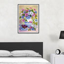 5D DIY Full Drill Diamond Painting Cartoon Flowers Cross Stitch Embroidery Ki