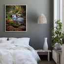 Handpainted DIY Forest Scenery Oil Paint by Numbers Kit Pictures Draw Craft G