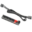 1-5 Computer Enclosure Fan Hub Intelligent Temperature Control with PWM Cable