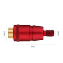 Fishing Rod Pole Connector Quick Release Net Head Adapter Fishing Tackle (Red)