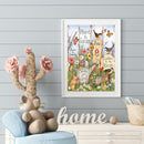 5D DIY Full Round Drill Diamond Paint Board Bird Mosaic Rhinestone Art Pict