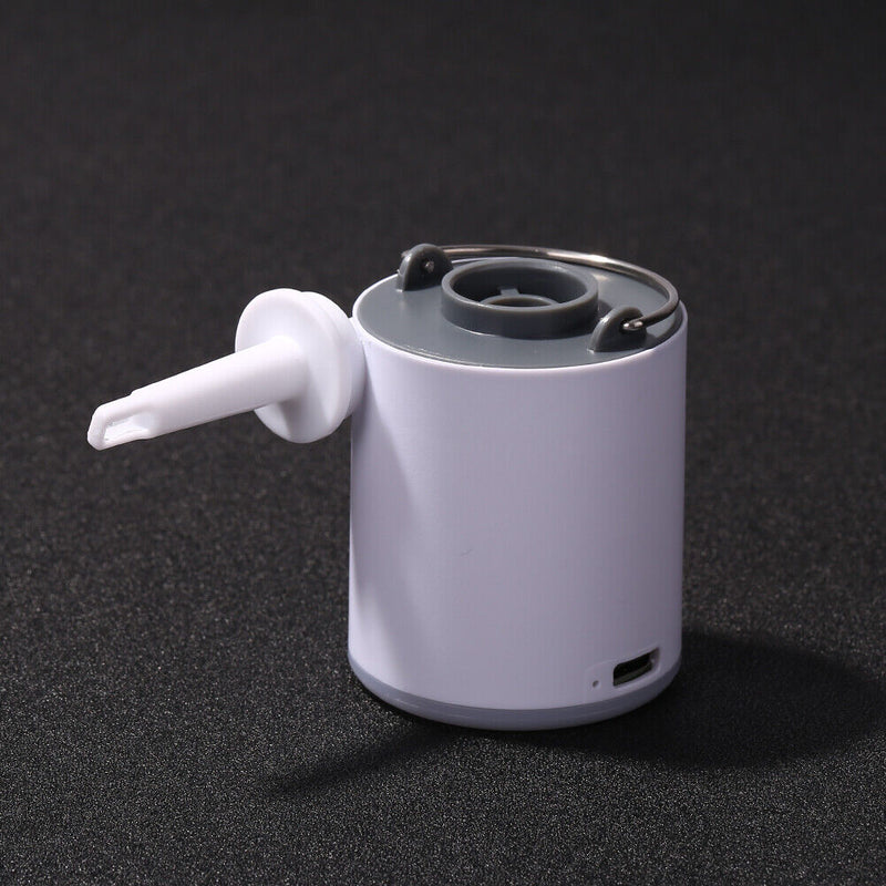 Mini Portable Inflatable Pump USB Charging Outdoor Camping Light Air Pump