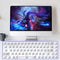Hot Swap Keyboard Kit Bluetooth-compatible 5.0 Customized Keyboard (Purple)