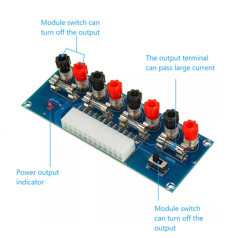 XH-M229 Desktop PC ATX Power Transfer Circuit Output Terminal Outlet Module Part