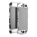 Crystal Clear Anti-Scratch Case for NS OLED Transparent Flip Skin (White) Newly
