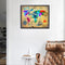 World Map Oil Paint By Numbers Kits Canvas Drawing DIY Coloring Picture Art