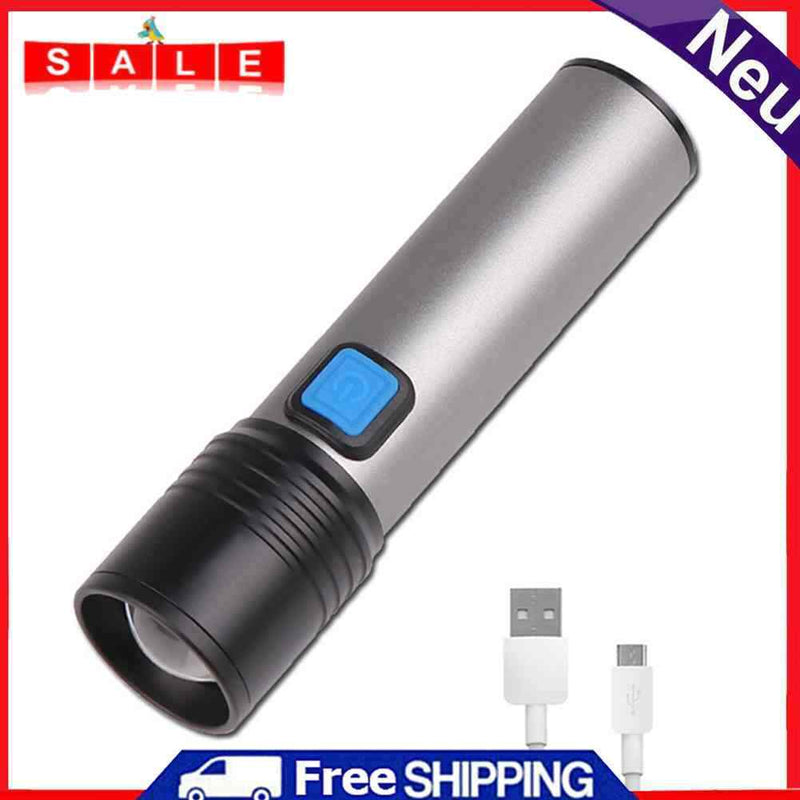 Rechargeable 395nm 1200mAh UV Flashlight with Battery USB LED Manicure Light Kit